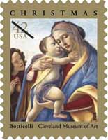 Botticelli, USA Christmas Stamp 2008