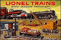 Lionel train catalog 1956