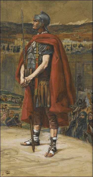 The Centurion - Watching Holy Week Unfold with paintings by James Tissot