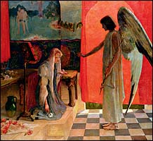 Rupert Charles Wolston Bunny (Australian painter, 1864-1947), The Annunciation (1893).
