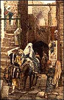 Josef Seeking Lodging in Bethlehem, by J.J. Tissot
