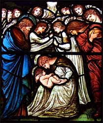 Edward Burne-Jones, Nativity (1875), St. Martins in the Bull Ring, Birmingham