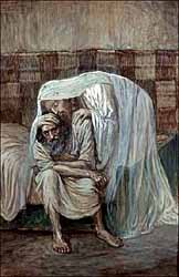 James J. Tissot, 'God Is Near to the Afflicted' (1896), Brooklyn Museum, watercolor.