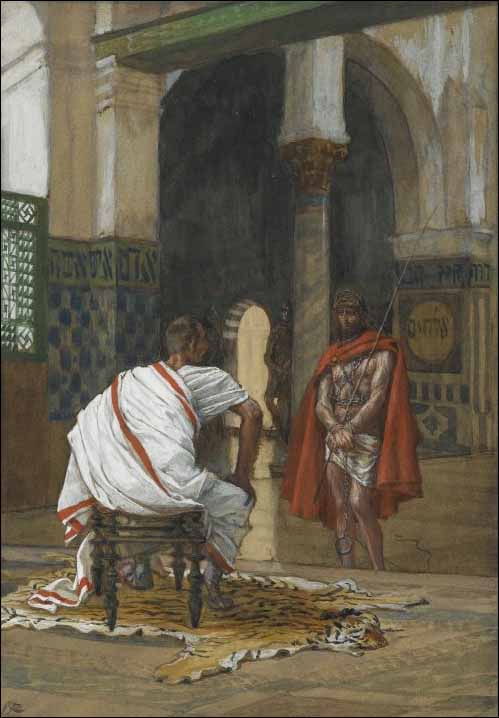 Tissot, Jesus Appears before Pilate for the Second Interview