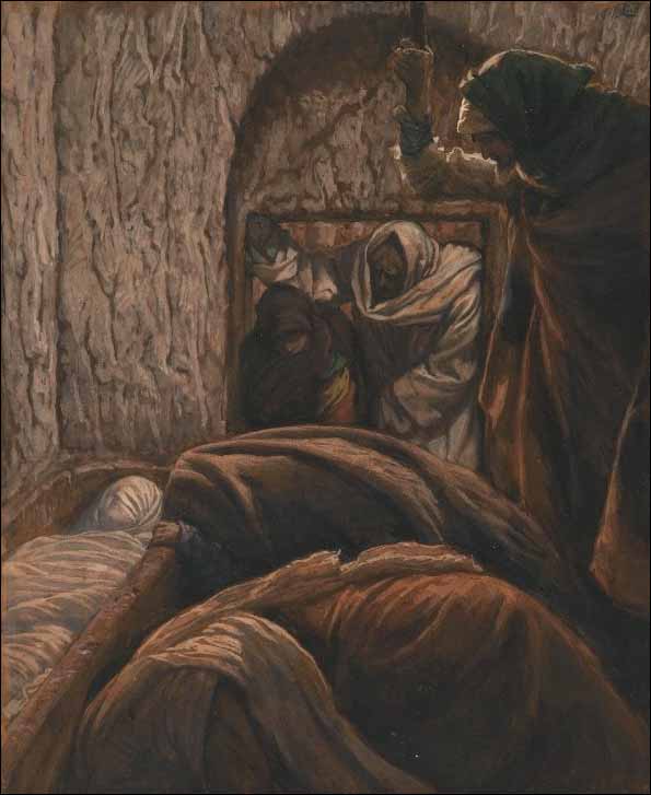 Tissot, Jesus in the Sepulchre