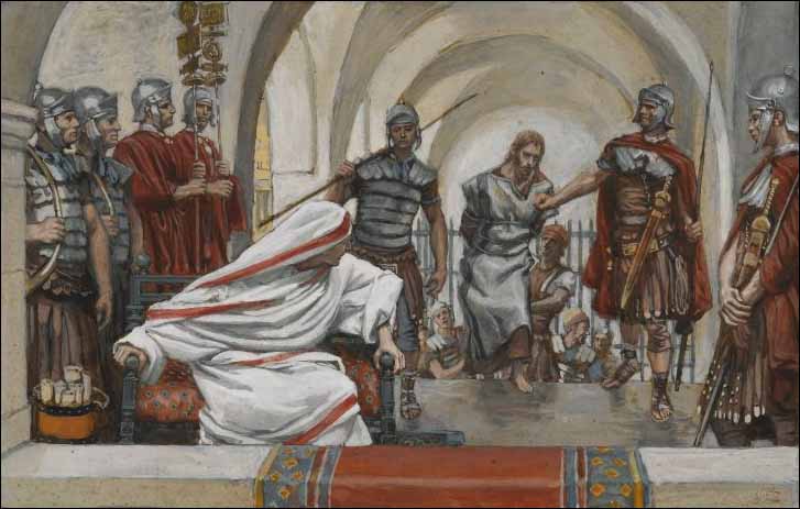 Tissot, Jesus Is Led Back from Herod to Pilate