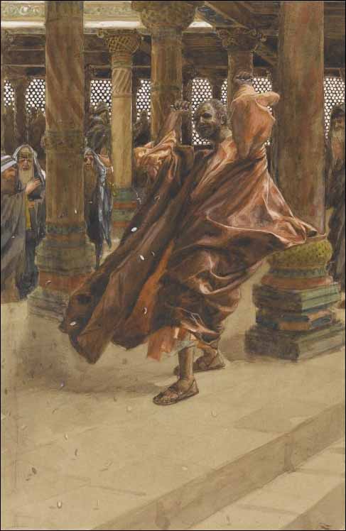 Tissot, Judas Returns the Blood Money