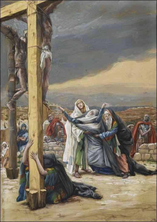 Tissot, The Sorrowful Mother (Mater Dolorosa)