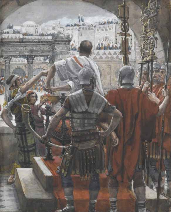 Tissot, Pilate Washes His Hands