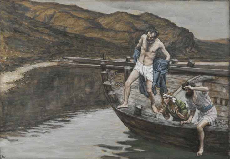 Tissot, Peter Jumps into the Water