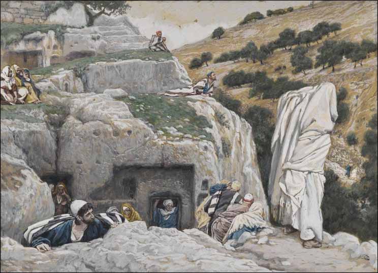 Having Deserted Jesus, the Disciples Hide in the Valley of Hinnom. The apostles' hiding place.