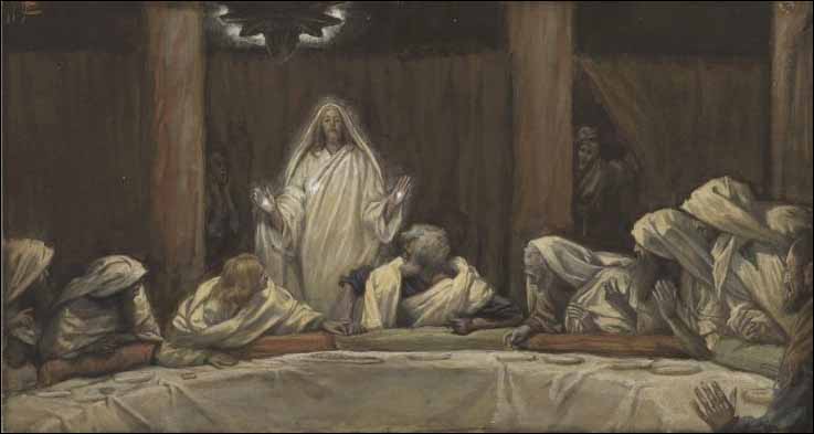 Tissot, The Appearance of Christ in the Upper Room