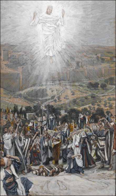 Tissot, The Ascension from the Mount of Olives
