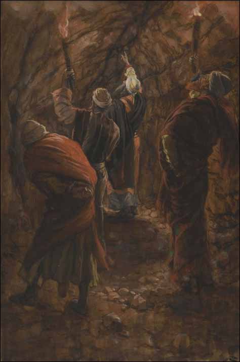The Chasm in the Rock in the Cave beneath Calvary