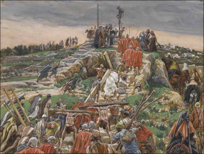 Tissot, The Procession Nears Calvary