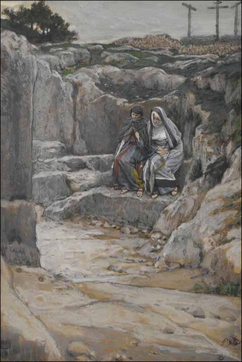 Tissot, The Two Marys Watch the Tomb of Jesus