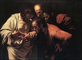 Caravaggio, The Incredulity of St. Thomas (1601-02)