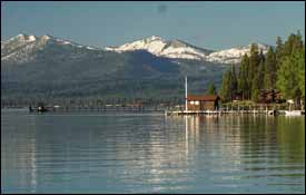 North Lake Tahoe on a still morning.