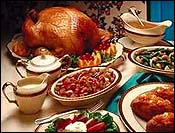 Turkey thanksgiving dinner